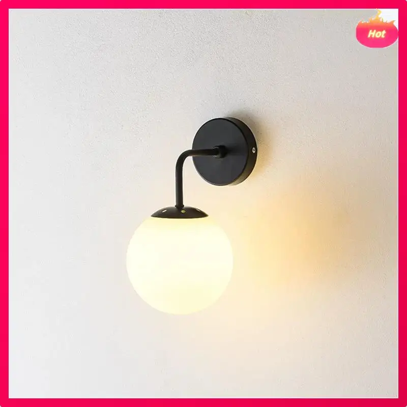 

ABYP Sconce Light For Living Room Black Wall Lamp Bedroom Staircase Hallway Balcony Lamp Modern Minimalist Light