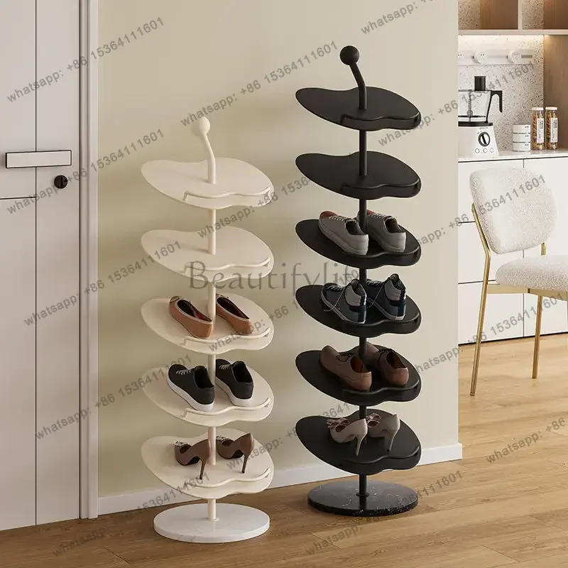 YJ multi-layer household small shoe rack simple mini door shoe cabinet storage economical and space-saving  shoes storage furnit