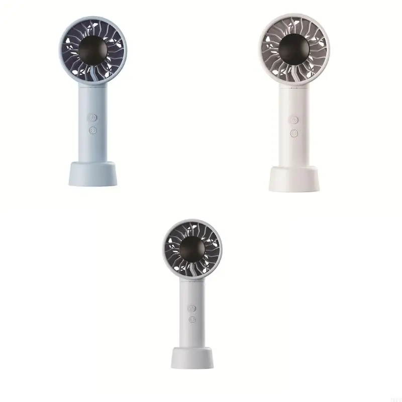 J6PE Portable Handheld Fan Portable 100 Speed Adjustable Battery Rechargeable Fan