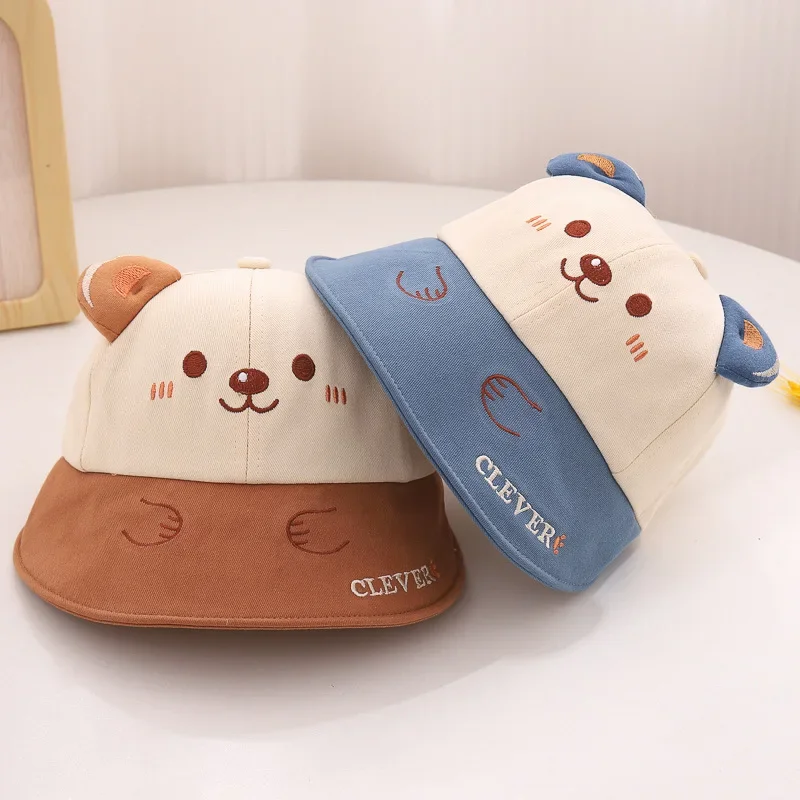 قبعة الربيع والخريف رقيقة صياد قبعة لطيف سوبر لطيف الرجال والنساء الطفل قبعة الشمس قبعة بيسبول الحماية من الشمس