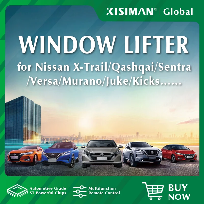 

Car Window Closer System For Nissan Qashqai X-Trail Sentra Versa Murano Juke Kicks Leaf Pulsar Almera Navara Module