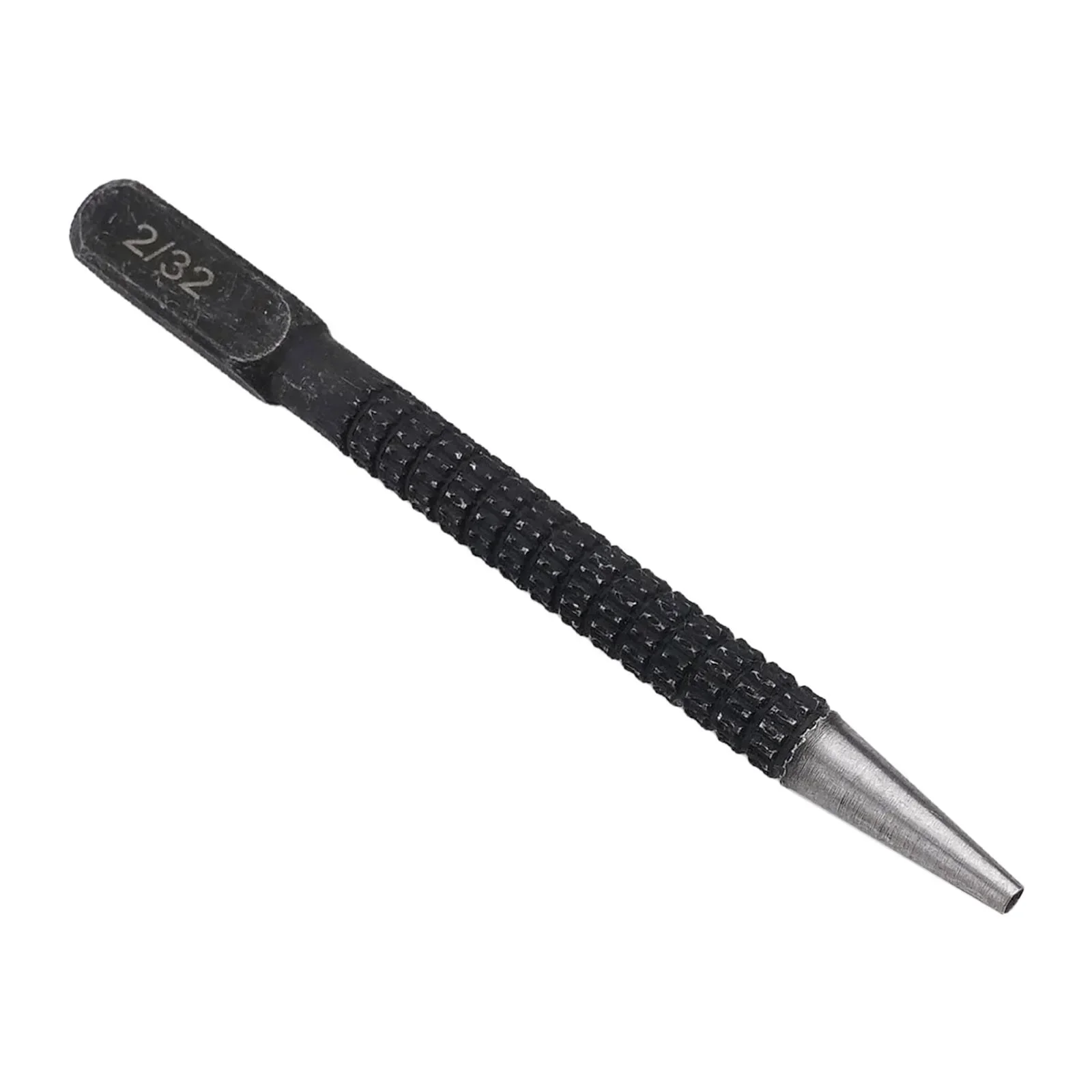 Center Punch Nail Setter Punch Knurled Body Square Striking Head Punches Carbon Steel Carbon Steel Center Punch