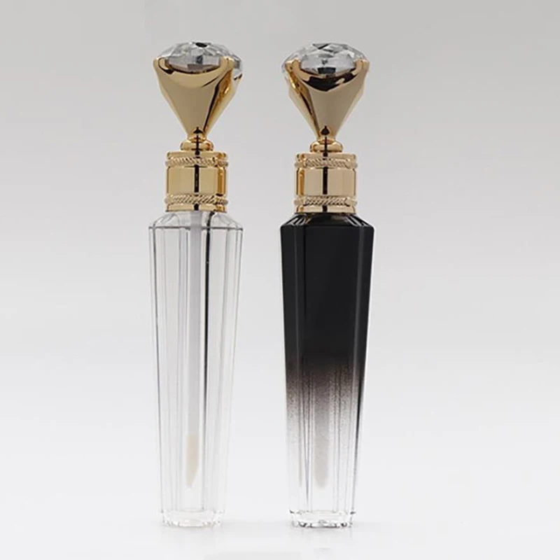 ขวดเปล่าสำหรับใส่ขนาดเล็กแบบพกพาเครื่องสำอางขนาด2มล. ขวดรีฟิลประดับเพชรขนาดใหญ่ขวดแต่งหน้าขวดลิปกลอสใสสำหรับเดินทาง