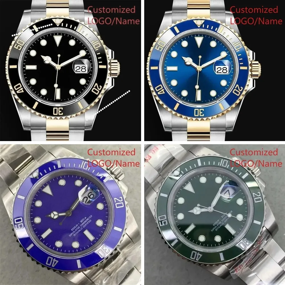 

Moq 5 units wholesale price custom logo high quality luxury watch Men's Automatic Mechanical 904L Stainless Steel