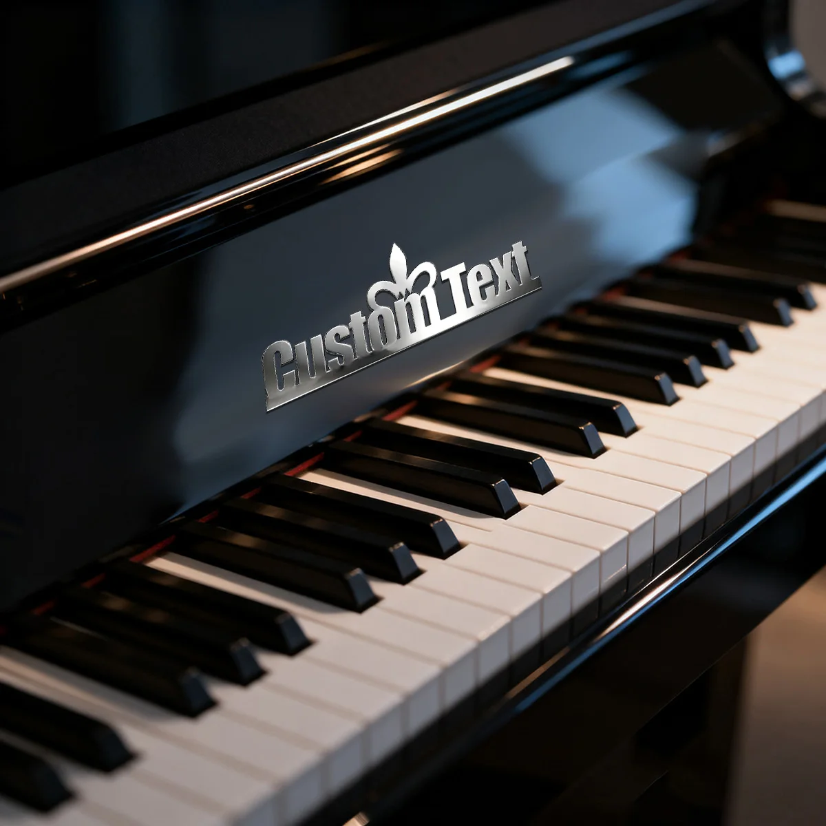 الخط الكلاسيكي شيك كراون المعادن سيارة التصميم الجسم الجانب ملصقات التخصيص شارة الشعار شعار دراجة نارية مقاوم للماء الملحقات