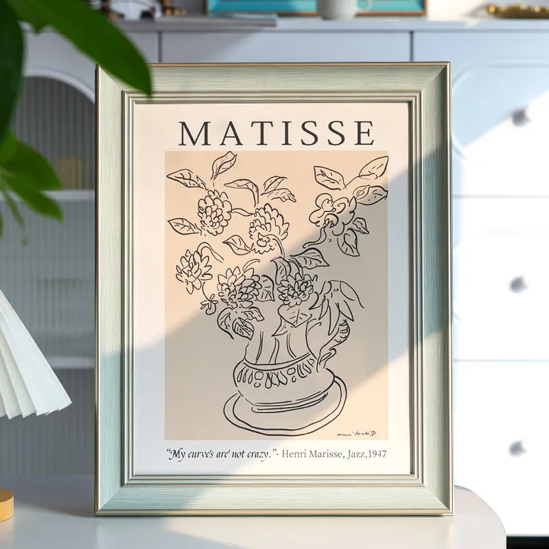 Customized European-style retro oil hollow sketch border polaroid frame marcos miniatura marcos para cuadros photo customize