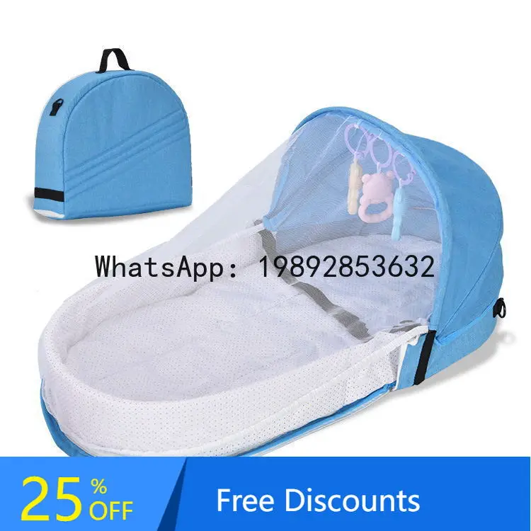 سرير عزل بيونيك للأطفال حديثي الولادة، سرير قابل للطي مقاوم للبعوض، سرير مريح للسفر في الهواء الطلق #1