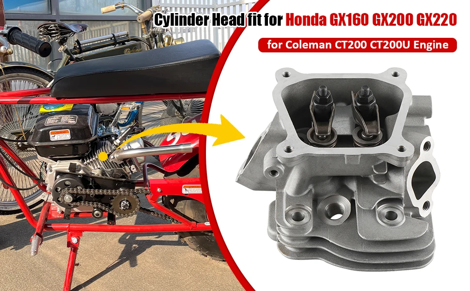 Cylinder Head For Honda GX160 CT200 CT200U Lawnmower Engine