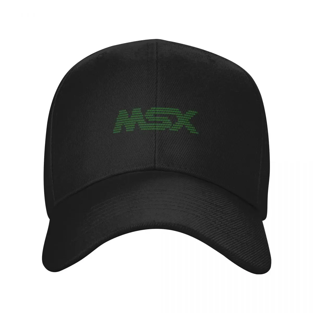 MSX (ASCII Art in green phosphor) Baseball Cap Gentleman Hat fishing hat Snap Back Hat Bobble Woman Hats Men's