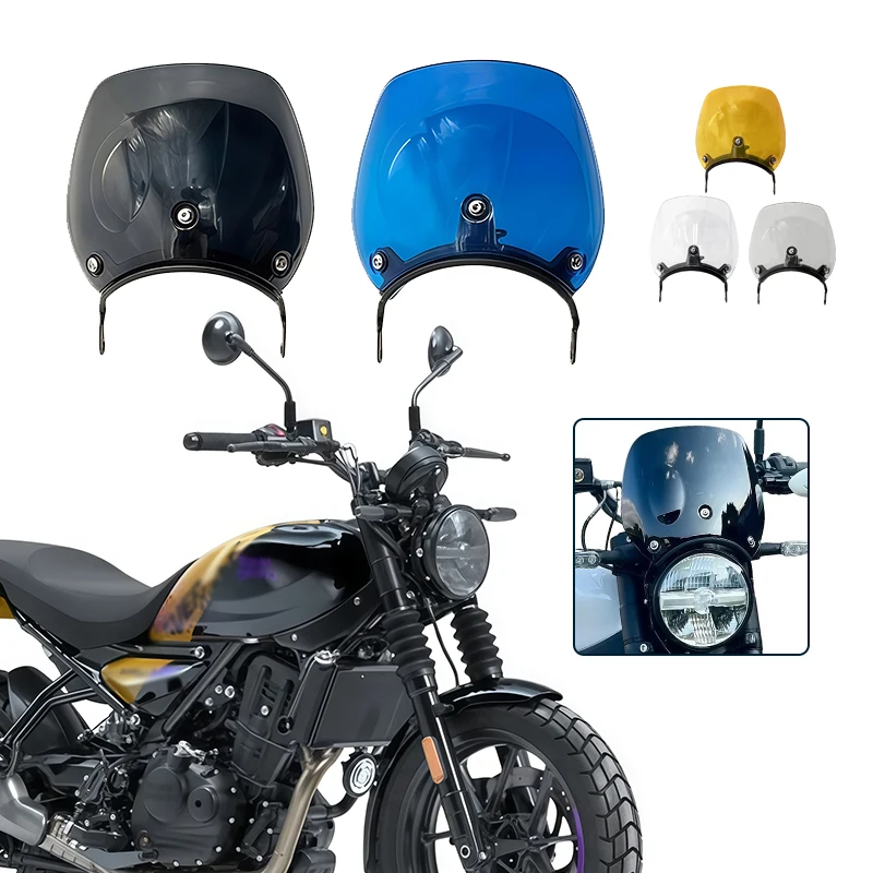 

Новое лобовое стекло с приподнятым лобовым стеклом для Guerrilla 450 Guerrilla 450 2024 2025, лобовое стекло мотоцикла GUERRIL LA 450