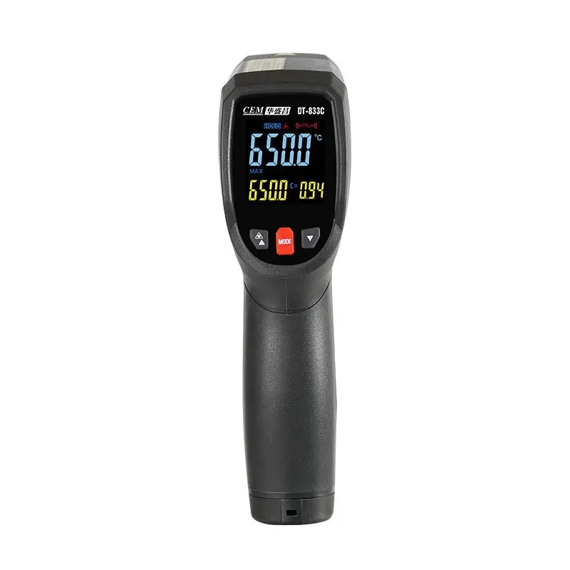 

НОВЫЙ CEM DT-833C Инфракрасный термометр Высокоточный ручной промышленный термометр