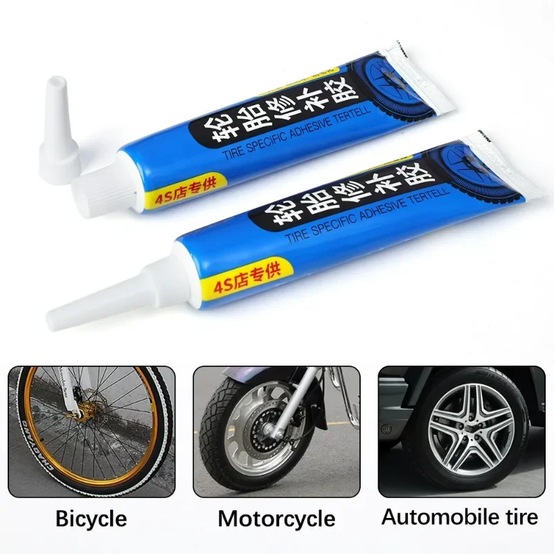 30g Car Seal Tire Glue Crack Repair Adhesive Rubber Bonding Glue Sidewall Puncture Tire Repair Kits Multifunctional Instant Glue