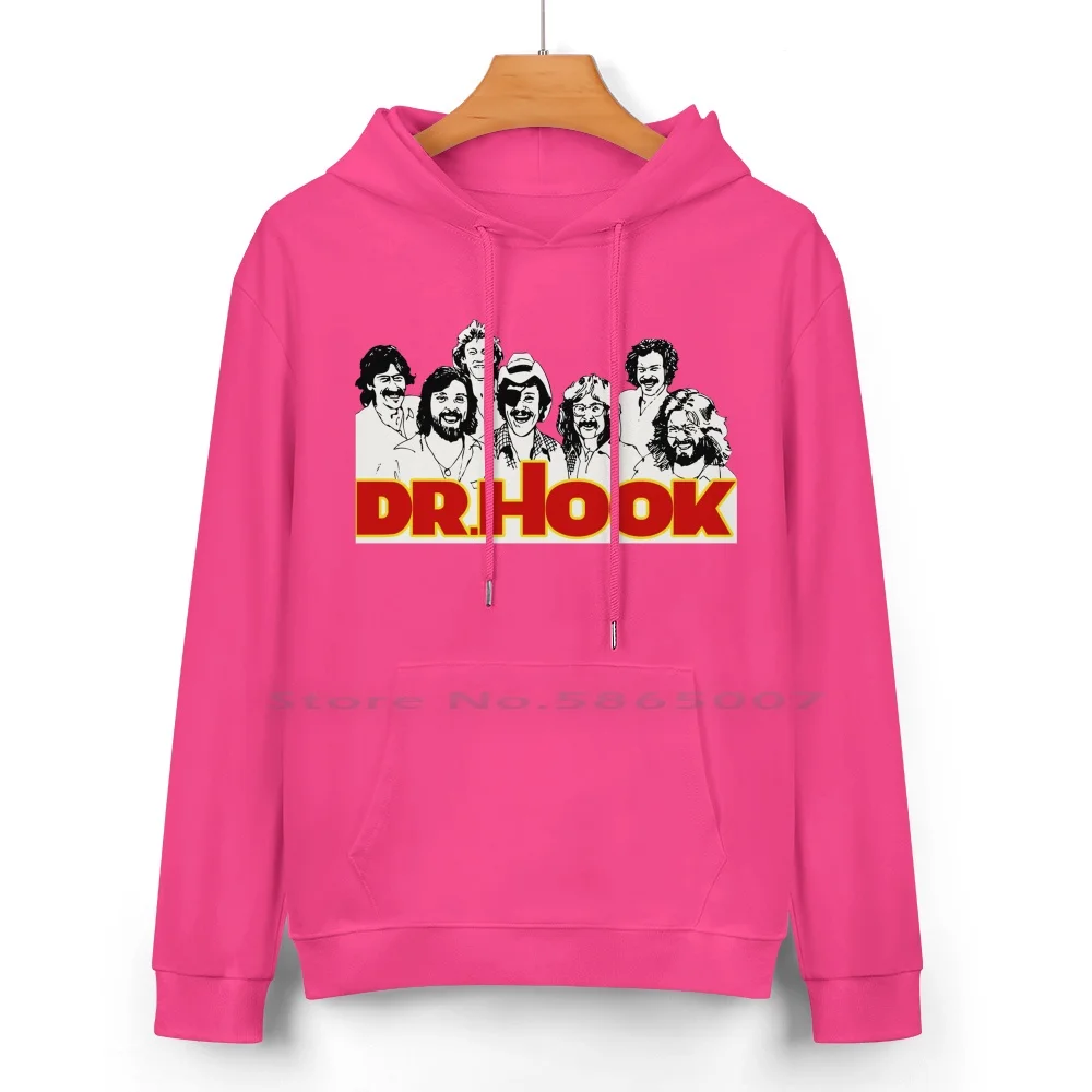 Hook Dr-Sudadera con capucha de algodón puro, suéter de 24 colores, Dr Hook y The Medicine Show, Buddy, acebo, Ron, Haffkine Band, Music Dennis