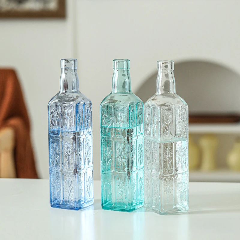 Set Of 3 Glass Vase For Wedding Reception Wedding Vases Party Events Entryway Decor Luxury Textured Plants Use Decent Gift