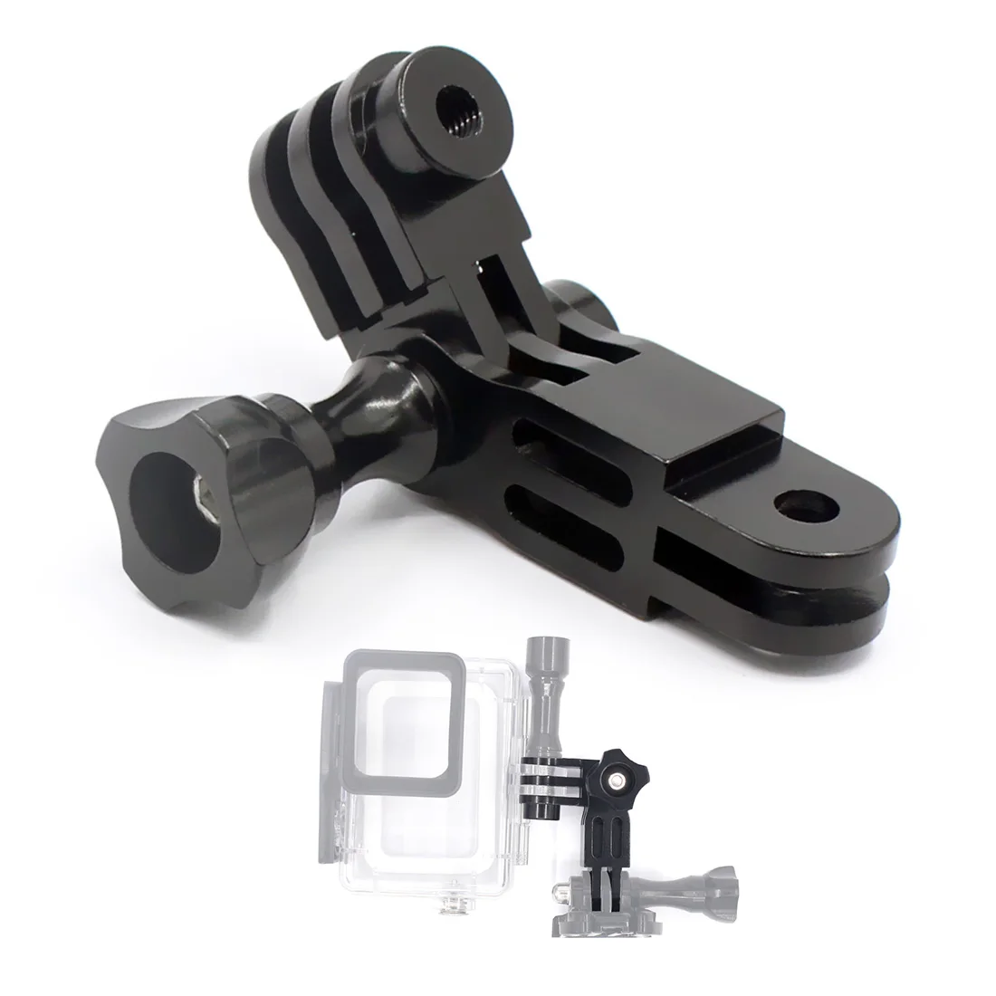 CNC Aluminium 3 way Adjustable Pivot Arm Long & Short Adjust Arm Adapter for Gopro Hero 13 12 11 10 Xiaomi Yi Action Accessories