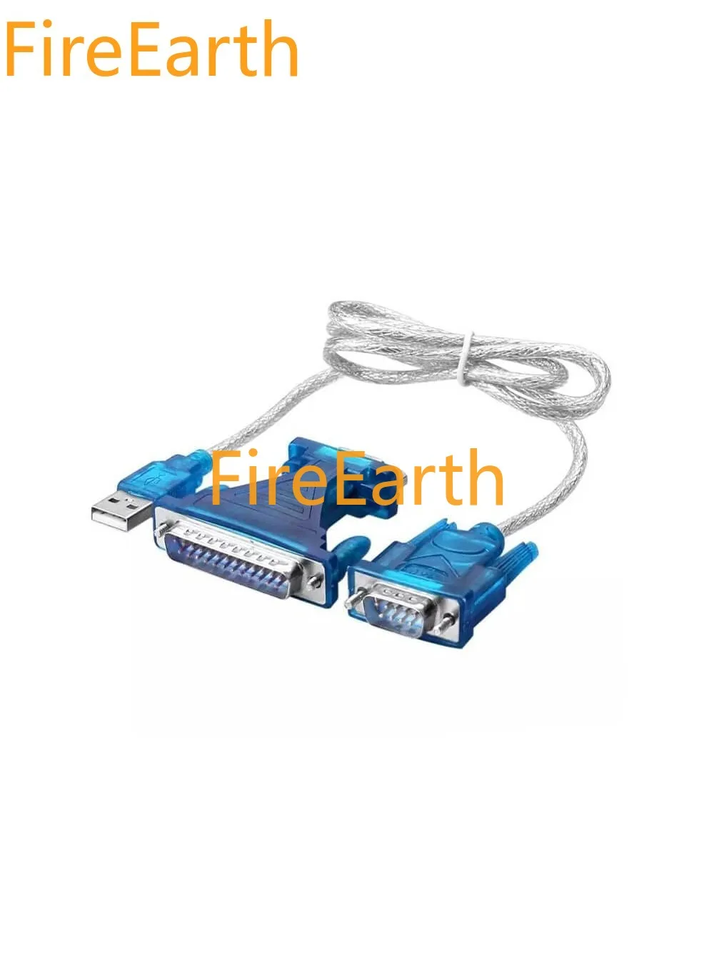 

Serial DB9 Male to Serial Port DB25 to USB RS232 Adapter Cable 1M