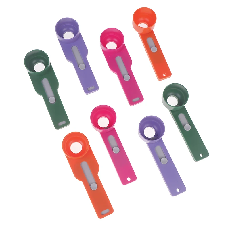 Creative No Spill Measuring Spoon Funnel Preparation Of Protein Powder Workout & Sports Drinks, Baby Formula Refill Mess Spill