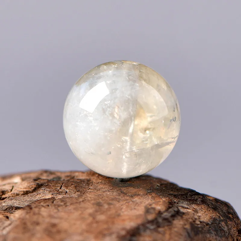 6A luz azul Natural miel leche citrino solo cuenta DIY cuentas cristal fabricación de joyería hecha a mano