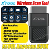 Escáner Bluetooth XTOOL A30X con 26+ servicios de reinicio, herramienta de diagnóstico automotriz, lector de códigos, escáner de diagnóstico para vehículos FCA, escaneo OBD2