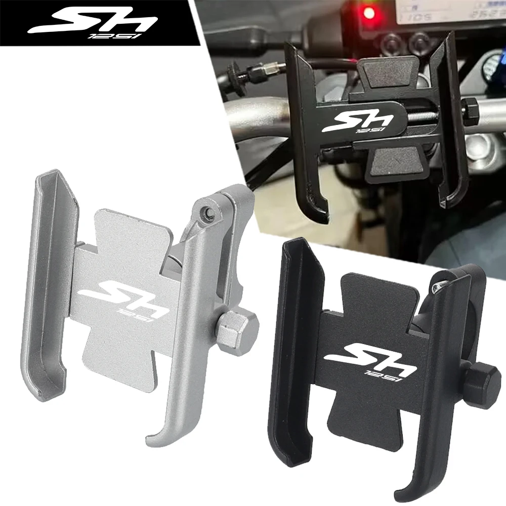 For HONDA SH125 SH125i SH 125 125i 2008-2024 2023 2022 Motorcycle Accessories Handlebar Mobile Phone Holder GPS Stand Bracket