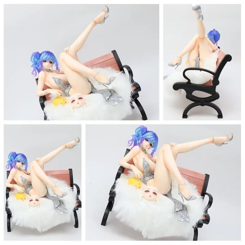 

Azur Lane St.Louis Figure Seated on Chair/Sofa "Saint Aunt" Anime Girl PC Case Ornament Boxed Figurine Collectible Gift for Fans