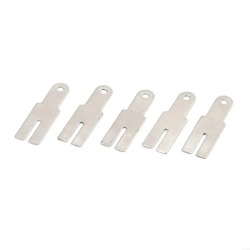 100PCS Y Shaped Nickel Plated Steel Strip Strap Sheets for Battery Spot Welding 