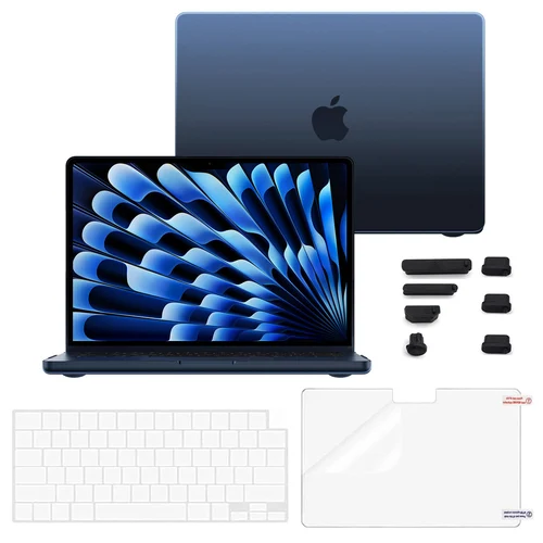 Funda para portátil Compatible con MacBook Air de 13,6 pulgadas M4 M3 M2 2025 2024-2022 versión modelo A3240 A3113 A2681