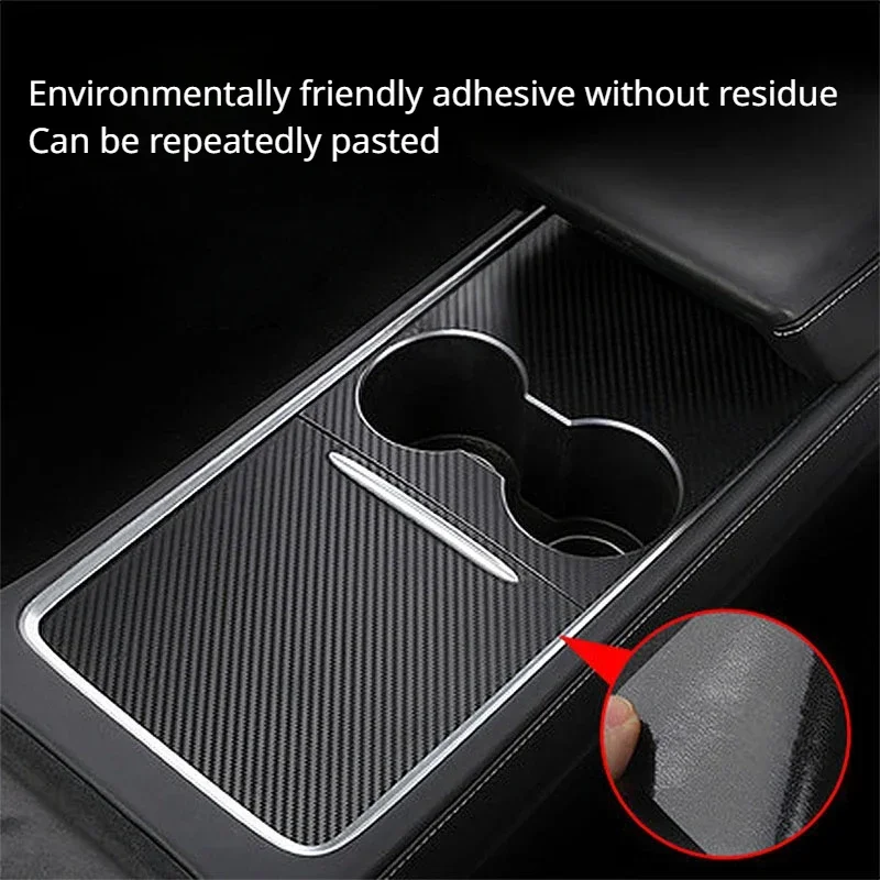 For Tesla Model 3 Y Central Control Protective Film Center Console Panel Anti-scratch Sticker TPU Film Car Accessories 2021-2023