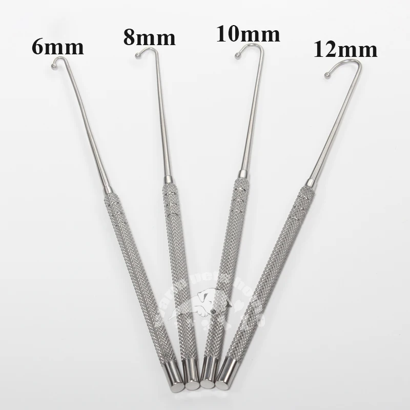 Animal Uterine Hook Dog Cat Ovarian Spay Snook Hook 172mm Veterinary Surgical Instruments