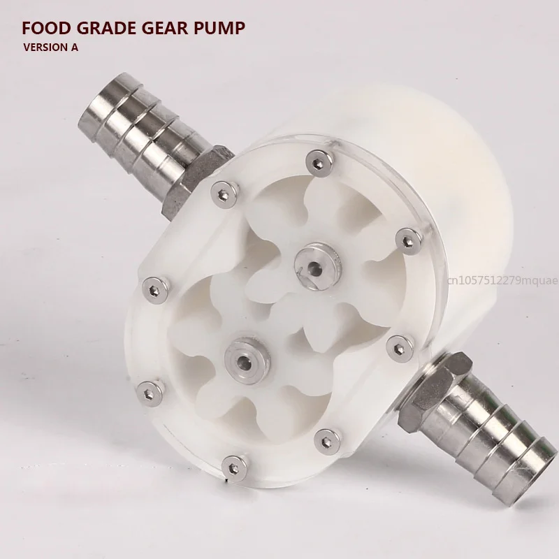 Small Filling Machine Parts Food Grade Plastic Gear Pump Honey Tahini Paste High Viscosity Miniature Conveyor Pump