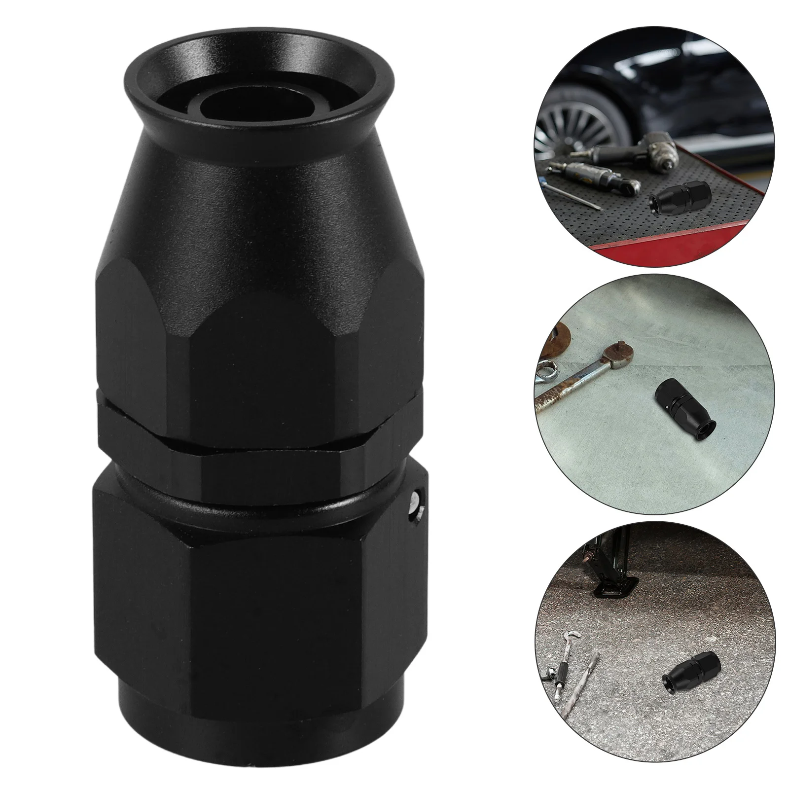 

Oil Cooler Connector Hose Fitting Adapter Converter Quick Fittings with Clamp Fuel