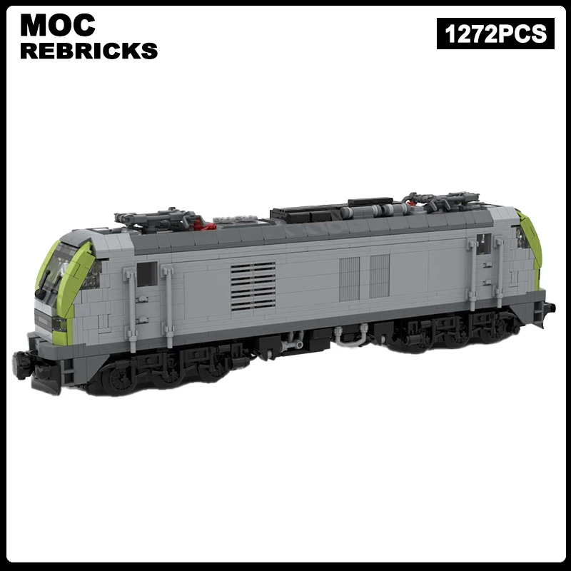 MOC Transport Series BR 159 — европейская версия для капитана поезда, строительные блоки, сборная модель, высокотехнологичные кирпичи, детские креативные игрушки