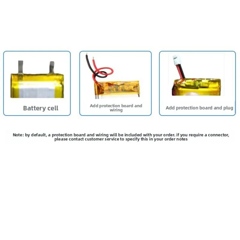 3.7V 2000mAh 306070 Polymer Lithium Batteries for Dash Cams MP4 Players MP5 Players and Learning Machines  Rechargeable Battery