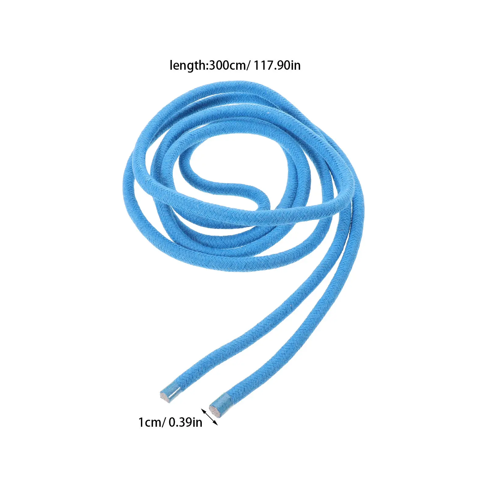 3m/118.11'' Rhythmic Gymnastics Rope Rhythmic Arts Training Jumps Rope For Outdoor Playing Fitness Sport Gym Training Equipment