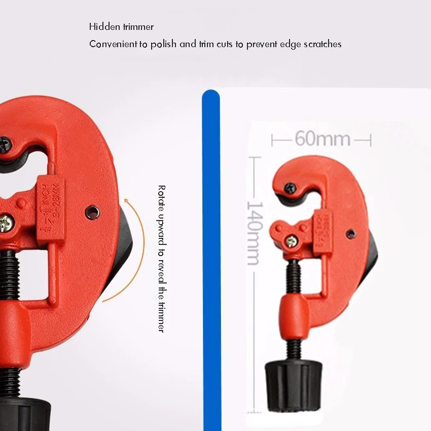 3-28Mm Ống Ống Cắt Nặng Vết Cắt Bằng Đồng Nhôm Ống Nhựa Mới