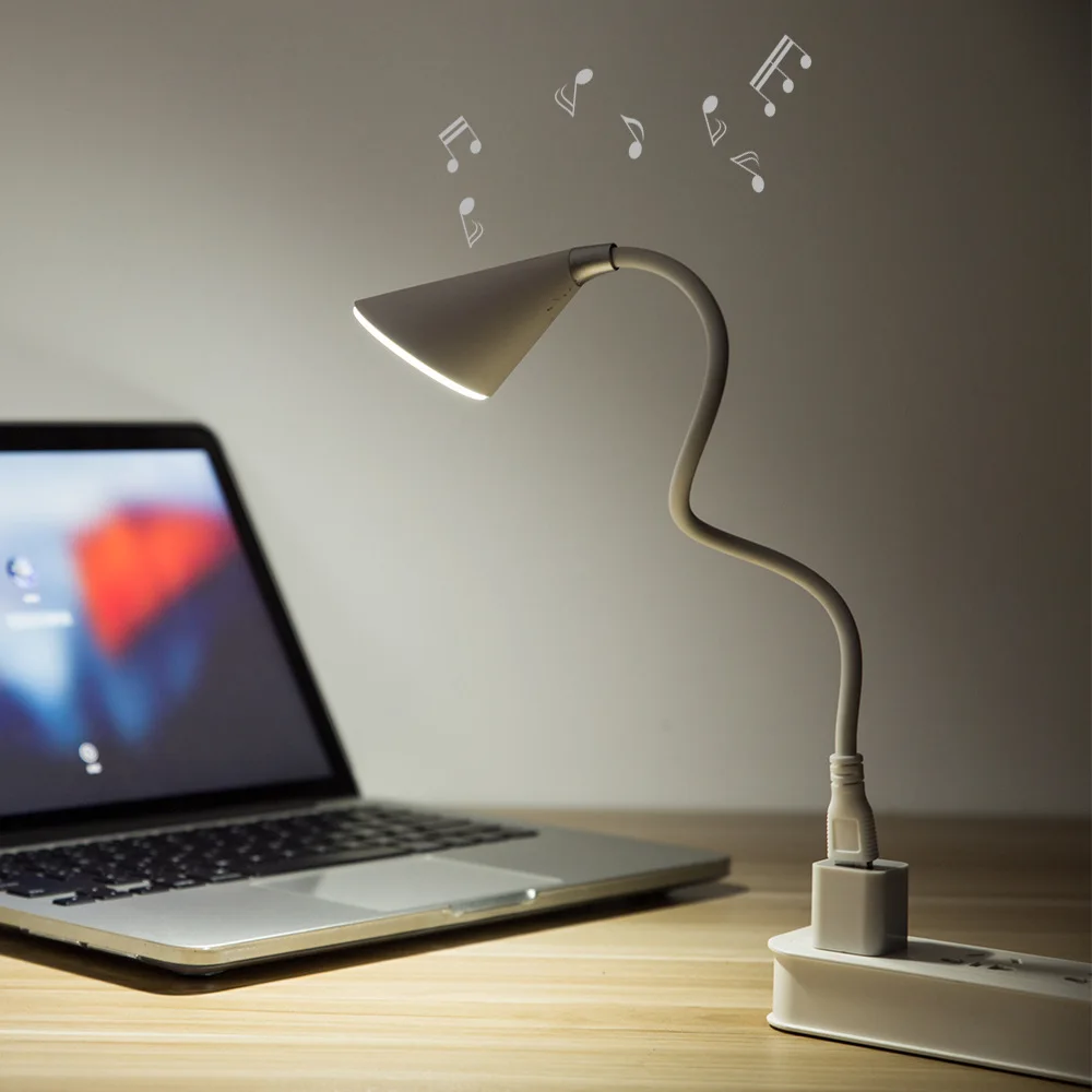 

Маленькая Настольная лампа с аудио и USB, ночник, лампа для книг, умная мини-звуковая лампа, новая сенсорная портативная Ночная лампа с Bluetooth-динамиком для дома
