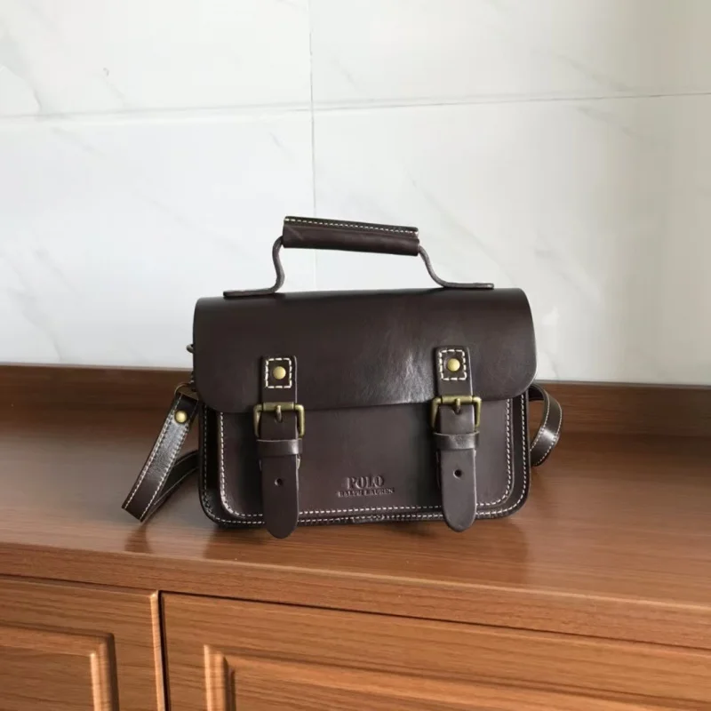 

OrderPolo RLWashed Сумка со старой натуральной текстурой WeChat Supply