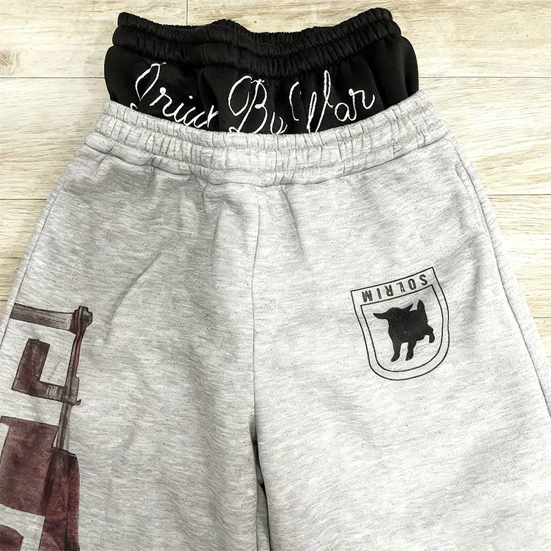 

Удобные брюки для отдыха на осень и зиму, свободные брюки для мытья полов в американском стиле High Street, мужские брюки в стиле хип-хоп с подкладкой Джокера