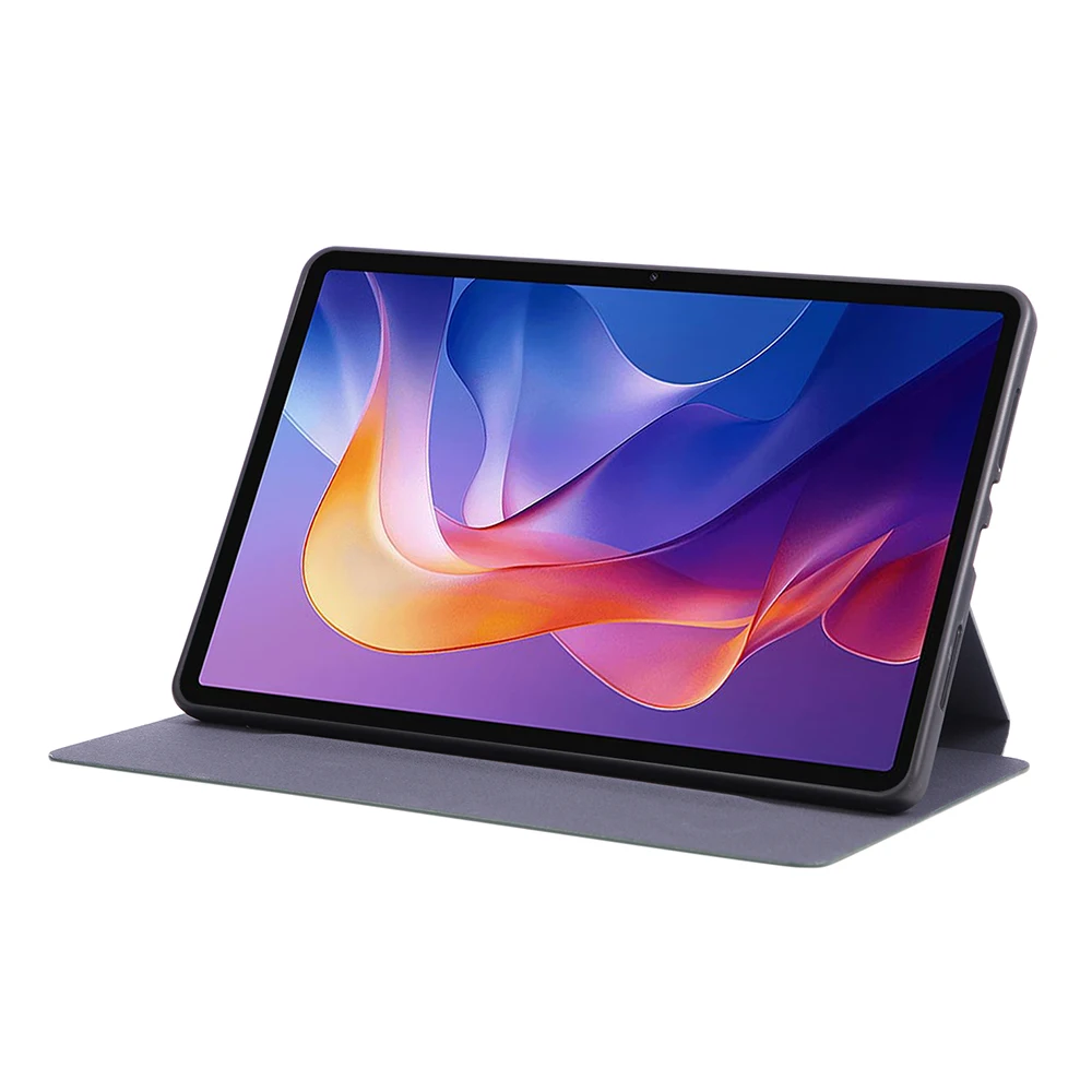 For Xiaomi Redmi Pad 2 11 Shockproof Case PU Leather Tablet Cover with Stand - Brown