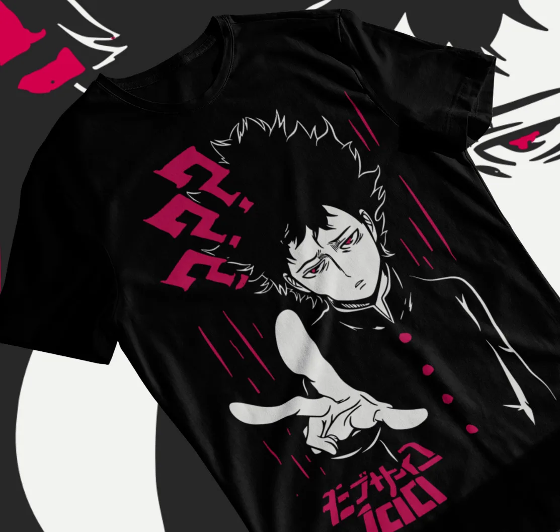 

Mob Psycho 100 Manga Strip Anime Manga Unisex Tshirt T-Shirt Soft Tee