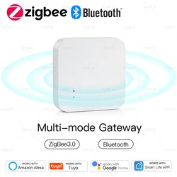 Tuya Zigbee Bluetooth Multi-mode Gateway Hub Smart Home Wireless Bridge Smart Life App Control Automation Device Work with Alexa