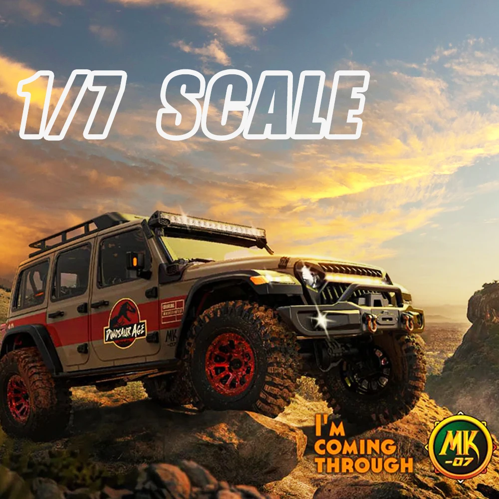 

RLAARLO Croboll MK07 1/7 RC Electric Remote Control Model Car Rock Crawler 4WD Brushed RTR Adult Children's Toys
