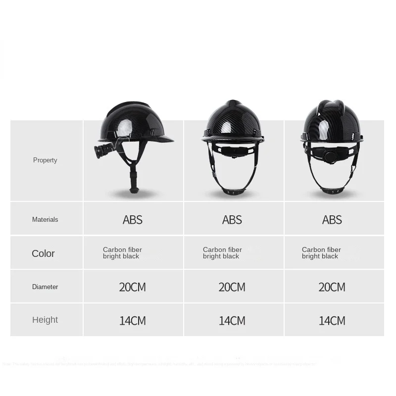 Imagem -06 - Carbon Fiber Color Trabalho Safety Helmet com Aberturas Abs Industrial Head Protection Construção Hard Hat ce En397 Padrão