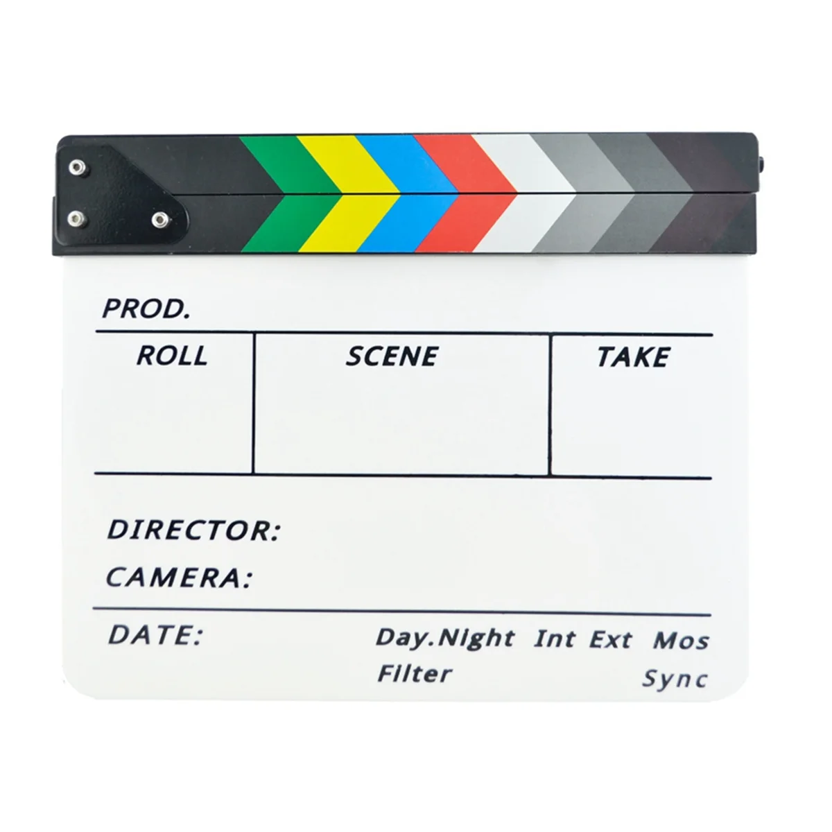 Clapperboard Director Video Scene Clapboard Dry Erase Director Movie Film Action Clap Photography Props