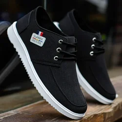 Canvas Shoes for Men Breathable Light Slip on Flat Summer Classic Loafers Casual Shoes Breathable Walking Footwear Men' Sneakers