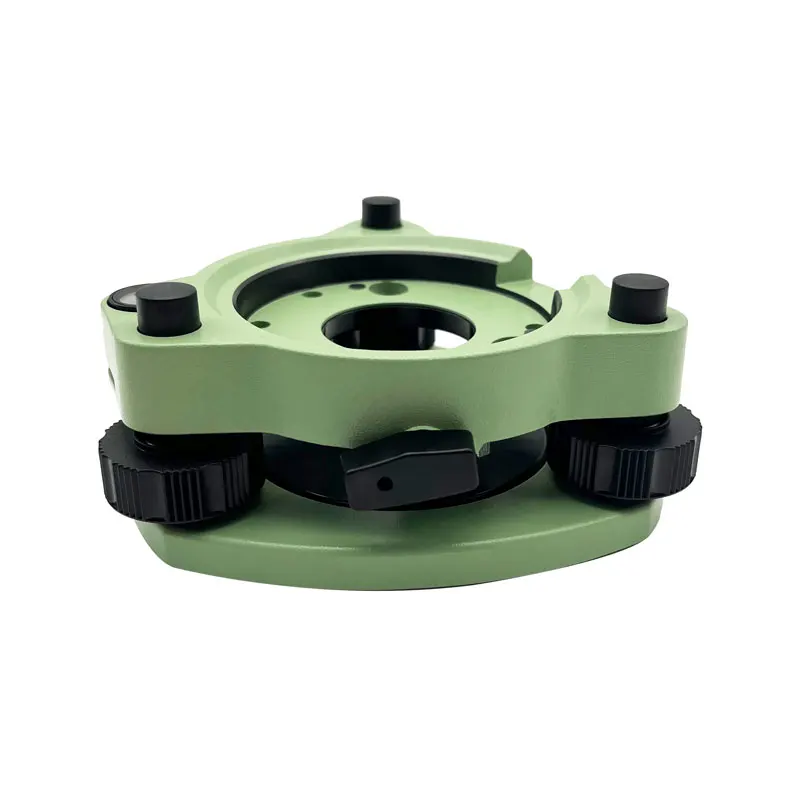 High Quality Three-Jaw Green Tribrach Without Optical Plummet Compatible Leica Total Station