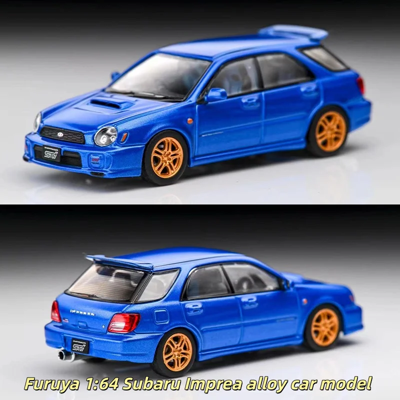 

1:64 Subaru Impreza WRX STi, модель автомобиля из литого под давлением сплава, для подростков, для игр, украшение для взрослых, детский подарок на день рождения.
