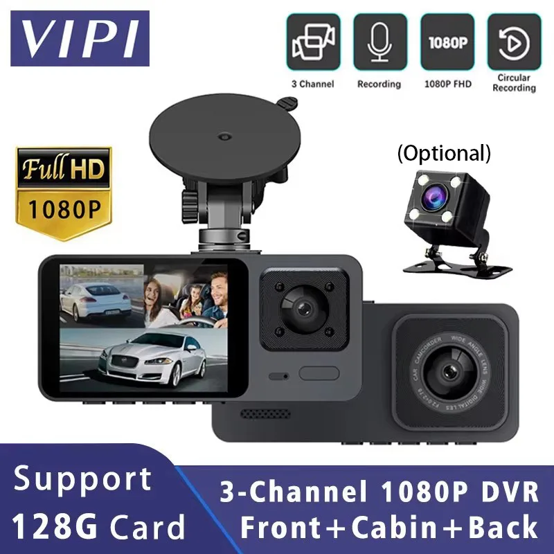 3 Channel Dash Cam … - image