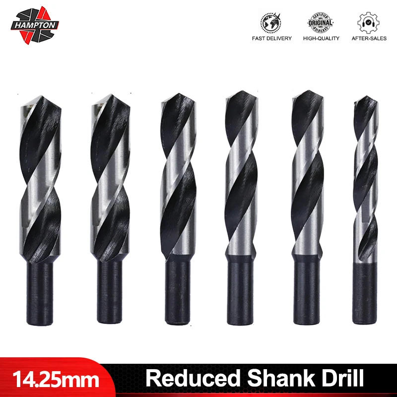 

HAMPTON сверло из быстрорежущей стали с пониженным хвостовиком 14/16/18/20/22/25 мм, сверло для отверстий, резак для деревообработки, столярные инструменты, спиральное сверло