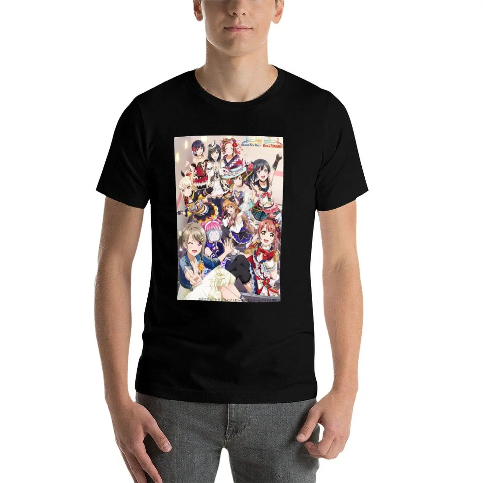 

Nijigasaki Brand New Story Back to Tokimeki Love Live T-Shirt man t shirt heavy cotton t shirt man designer T-Shirt